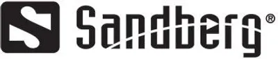 The image shows the Sandberg logo and brand name.