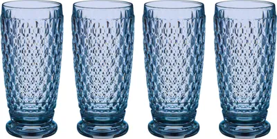Zdjęcie produktu dla Villeroy & Boch Boston Coloured Zestaw 4 szklanek do napojów w kolorze niebieskim