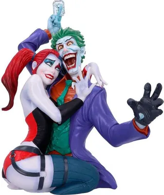 Produktbild von Nemesis Now DC Comics Büste Der Joker und Harley Quinn 37 cm