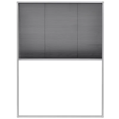 Produktbild von Insektenschutz-Plissee für Fenster Aluminium 60 x 80 cm