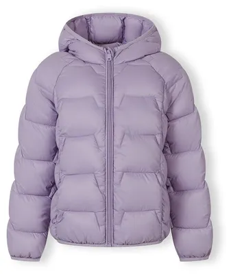 Produktbild von Minoti Winterjacke Mädchen mit Kapuze, wattiert, gesteppt – Kinder-Schneejacke Lila Gr. 110