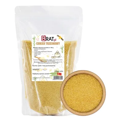 Obrázek produktu pro Třtinový cukr 1kg