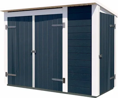 Produktbild von Multibox mit Regalsystem, anthrazit B x T x H 215 x 95 x 152