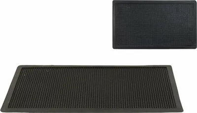 Produktbild von Fußmatte Hidalgo Schwarz Gummi 70 x 40 cm Industriell