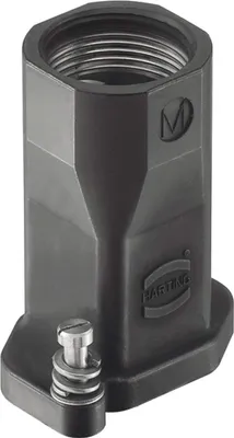 Produktbild von HARTING Han 3HPR Tüllengehäuse ohne eingeklebte Dichtung, 1xM25 gerader Kabelabgang, Bajonettverriegelung - 1 Stück