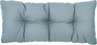 Produktbild von Best Wool rückenlehne für palettenkissen, wetterfestes und strapazierfähiges europaletten polster mit Polyurethanflockfüllung – hellblau 120x40 cm
