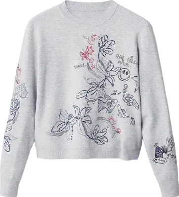 Produktbild von DESIGUAL Sweatshirt Damen Viskose Grau GR72520 - Größe: XS