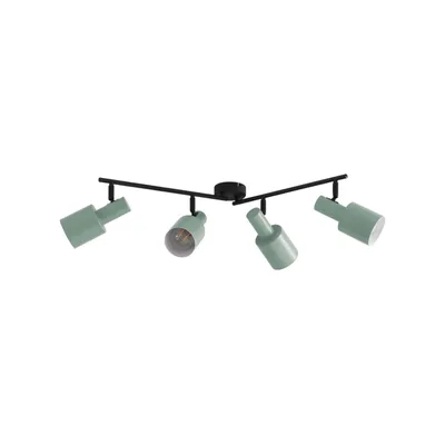 Produktbild von Lindby Deckenstrahler Ovelia, grün, 80 cm, 4-flammig, E27