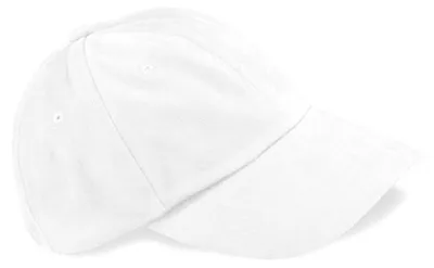 Produktbild von Beechfield B57 | Low Profile Heavy Brushed Baumwolle Cap / Kappe / Mütze / Hut - Farbe: White - Größe: One Size
