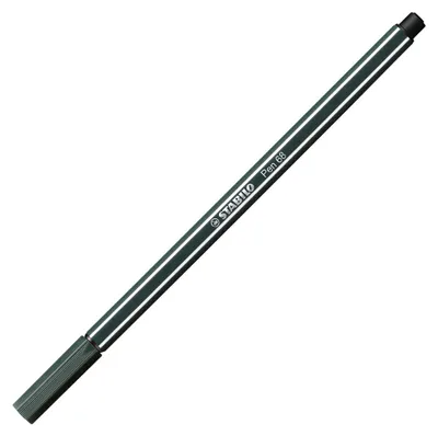 Image de Stylo feutre Premium - STABILO Pen 68 - Stylo simple - terre verte