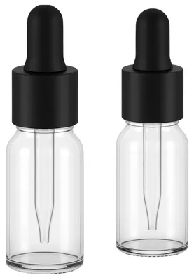 Pipetten 10 ml, 2er-Pack, transparent, Glas