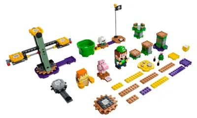 Productafbeelding van LEGO 71387 Super Mario Avontuur met Luigi – Startset, speelgoed met een interactieve figuur, modulaire set
