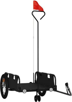 Produktbild von Fahrradanhänger Schwarz Oxford-Gewebe und Eisen