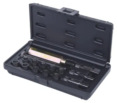 Zdjęcie produktu dla KS TOOLS THREADfix zestaw naprawczy świec żarowych M10x1, 15 sztuk - 150.5040