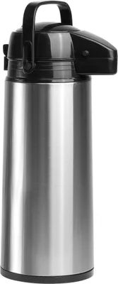 Produktbild von Excellent Houseware Thermoskanne mit Pumpe - 1,8 Liter - Edelstahl - spülmaschinengeeignet