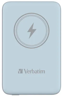 Produktbild von Verbatim Charge ґnґ Go Magnetic Powerbank 10000 mAh blau