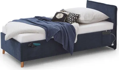 Produktbild von Kofferbett Ollie | 90 x 200 cm | Design Blau