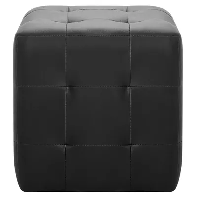 Produktbild von " " Pouf 2 Stk. Schwarz 30x30x30 cm Kunstleder NeuMöbel 3960808