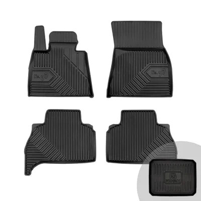 Produktbild von FROGUM No.77 Gummimatten Ganzjahresset von Auto Fußmatten Autofussmatten für BMW X5 G05 ab 2018