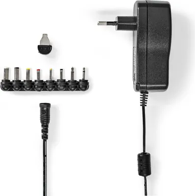 Obrázok produktu pre Universal-Netzteil | 18 W | 3 - 12 V DC | 1,10 m | 1,5 A | 8 zástrčiek | Schwarz
