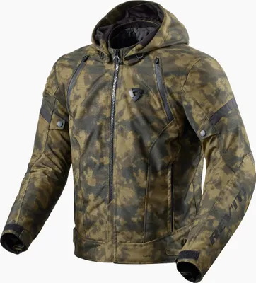 Produktbild von Revit Flare 3 H2O wasserdichte Motorrad Textiljacke, grün/camouflage, S