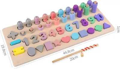 Zdjęcie produktu dla Układanka magnetyczna Montessori dla dzieci od 3 lat