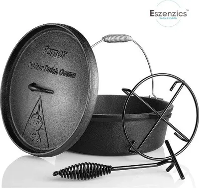 Produktbild von Robuste Gusseisen-Pfanne 5,8L Ø31cm für BBQ und Outdoor
