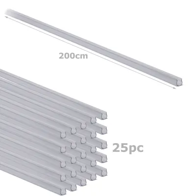 Produktbild von Best Season Kunststoffprofil für 13mm-Ropelight "Profil-Extra" ca. 2 Meter Länge, outdoor, 065-17