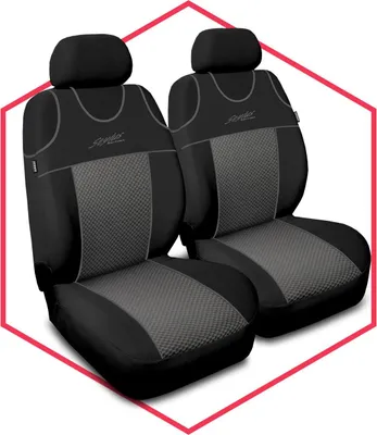 Produktbild von Autositzbezüge Universal Schonbezüge Sitzauflage PKW 1+1 Vorne Polyester Grau