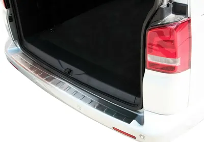 Produktbild von Edelstahl MATT LADEKANTENSCHUTZ Leiste Schutz für VW T5 ab 2003- / T6 ab 2015-