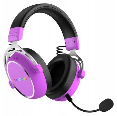 Image de HATOR Hypergang 3 Wireless, Sans fil, 10 - 44000 Hz, Gaming, 330 g, Casque avec microphone, Violet