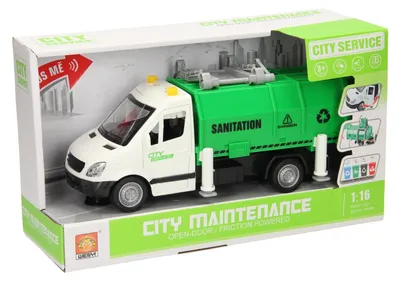 Produktbild von Recyclingwagen mit Licht und Ton