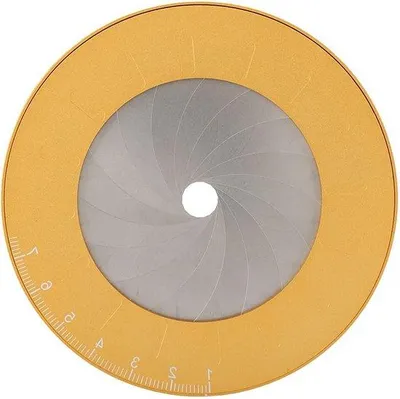 Produktbild von Famanu Zeichentool Edelstahl flexibel rotierend - mit geometrischen Schablonen