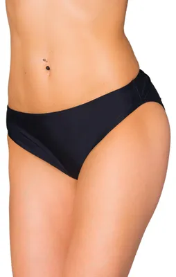 Produktbild von Aquarti Damen Bikini Hose mit mittelhohem Bund, Farbe: Schwarz, Größe: 36