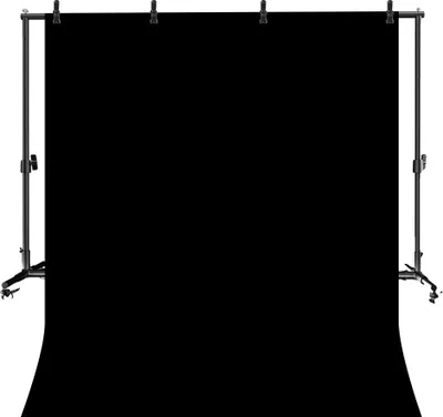 Zdjęcie produktu dla Tła do studia fotograficznego, ruchome tła, z regulacją wysokości, 2x2, czarne