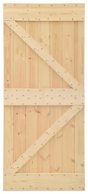 Obrázek produktu pro vidaXL Dveře NARVIK přírodní 80 x 210 cm z masivního borového dřeva