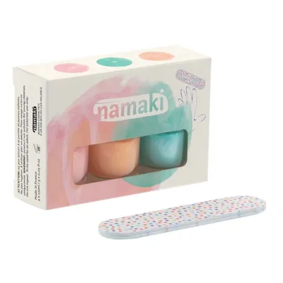 Image de Set de vernis à ongles - Rose bonbon, Eau verte, Pêche