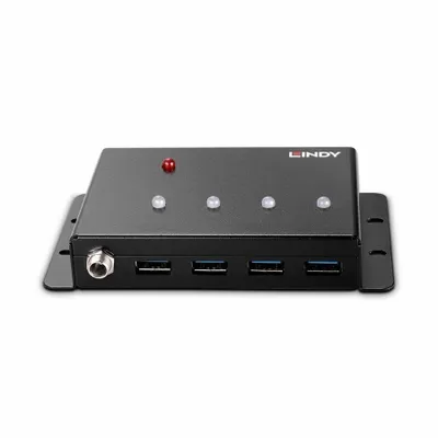 Produktbild von LINDY 4 Port USB 3.0 Metall Hub