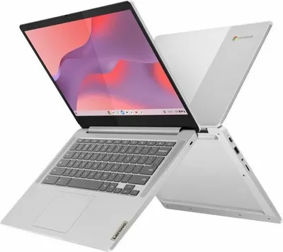 Produktbild von Lenovo IdeaPad Slim 3 Chrome Chromebook 35,6 cm (14") Full HD MediaTek Kompanio 520 4 GB LPDDR4x-SDRAM 128 GB eMMC Wi-Fi 6 (802.11ax) ChromeOS Grau (82XJ002KGE)