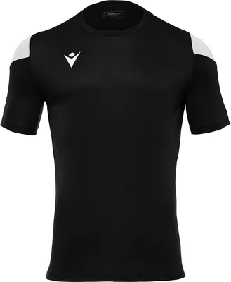 Immagine prodotto di Maglia Macron Polis uomo a maniche corte - Nero / Bianco