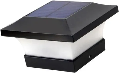 Image de Lampes de jardin LED étanches, lampes d'extérieur solaires, pour poteaux et clôtures, éclairage décoratif de jardin, installation sans fil.