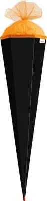 Produktbild von ROTH Bastelschultüte mit Verschluss 850 mm schwarz