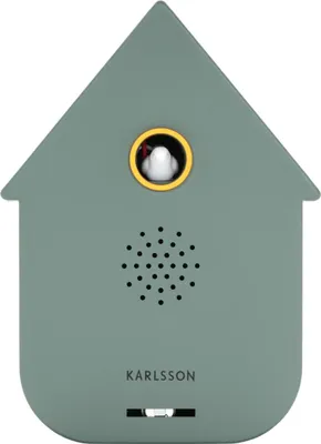 Produktbild von Karlsson - Ornament Sound Box Modern Cuckoo - Grün - 12x7.5x11.5cm