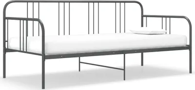 Zdjęcie produktu dla Rama sofy, szara, metalowa, 90x200 cm