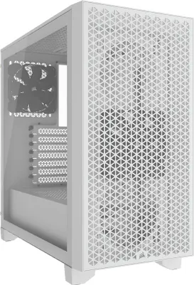 Obrázek produktu pro Bílá skříň typu mid-tower s vysokým průtokem vzduchu a prostorem pro ventilátory
