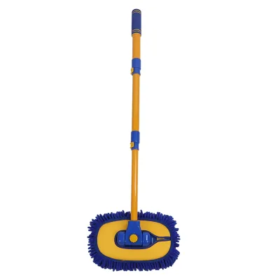 Obrázek produktu pro Kartáč na mytí aut, teleskopická dlouhá rukojeť, superabsorpční, měkké mikrovlákno, mop na mytí oken a klimatizace