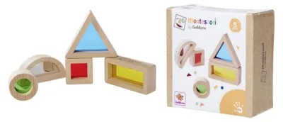 Zdjęcie produktu dla Eichhorn Montessori Klocki edukacyjne z okienkami