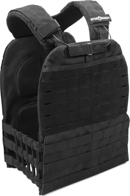 Produktbild von Sporttrend 24® Gewichtsweste in schwarz 10KG Platte | Trainingsweste, Fitnessweste, Sportweste