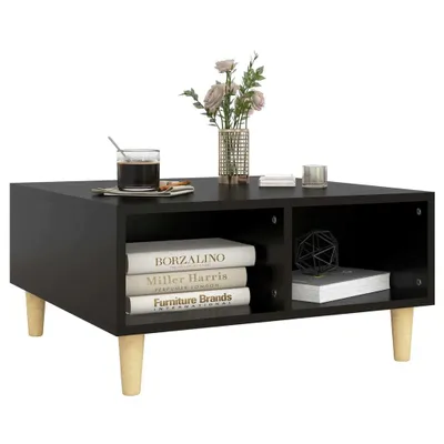 Produktbild von "im Sonderangebot"Couchtisch - CLORIS - Wohnzimmertisch - Robust und langlebig - Schwarz 60x60x30 cm Holzwerkstoff - DEMöbel3889579