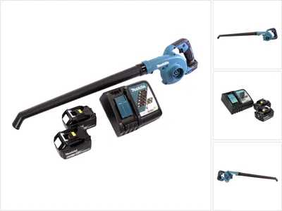 Obrázek produktu pro Makita DUB 186 RG Akumulátorový foukač Foukač listí 18 V + 2x akumulátor 6,0 Ah + nabíječka